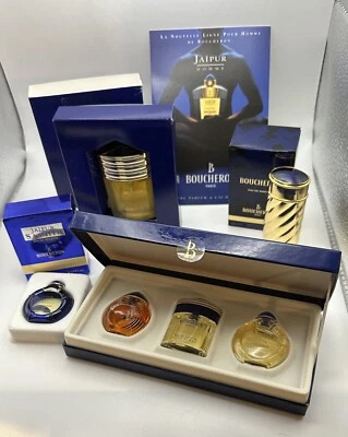 Boucheron Minis Set Hombre y Mujer Minis EN CAJA y Postal Perfume '88-'97 Foto 1 de 4