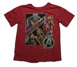 Marvel Avenger Infinity War Red Graphic Shirt Boys (Size: M 7/8) - Picture 1 of 4