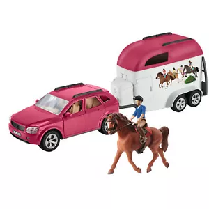 Schleich Spielfahrzeug Horse Club SUV mit Anhänger - Bild 1 von 2