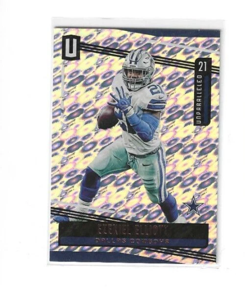 2019 Panini Unparalled Football Flight #108 Ezekiel Elliott - Dallas Cowboys - Image 1 of 1