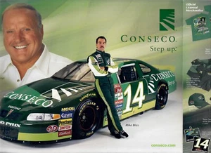 Mike Bliss #14 Conseco with AJ Foyt Promo Card FROM 2000 - Picture 1 of 2