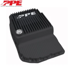 PPE Heavy Duty Black Transmission Pan For 2007-2021 GM 1500/Yukon/Avalanche 6L80 - Picture 1 of 2