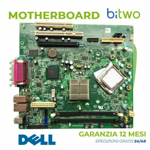 Dell Optiplex Motherboard E93839 scheda madre ddr2 Socket 775 Intel E5200   - Immagine 1 di 1