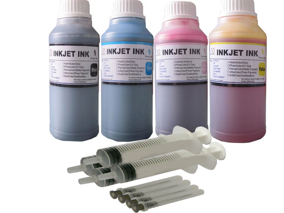 Anti-UV dye refill ink for Brother LC203 cartridges MFC-J5520DW J4620DW 4x250ml - Image 1 of 1