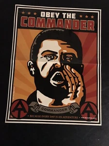 Obey The Commander 10” X 13” Poster - Picture 1 of 2