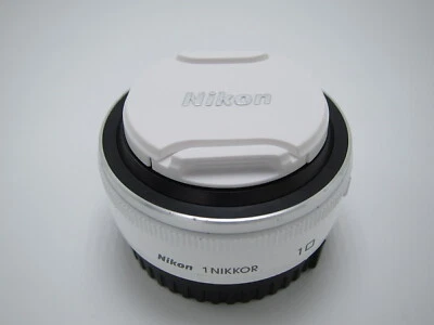 Nikon 1 NIKKOR 10mm f/2.8 Lens White Original For J1 J2 J3 J4 J5 V1 V2 V3 S1 S2 - Image 1 of 4