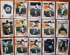 MILB TEAM SET: 1990 Beloit Brewers 27 Cards