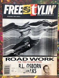 Freestylin' Magazine December 1988 - Road Work, RL Osborn interview - Picture 1 of 7