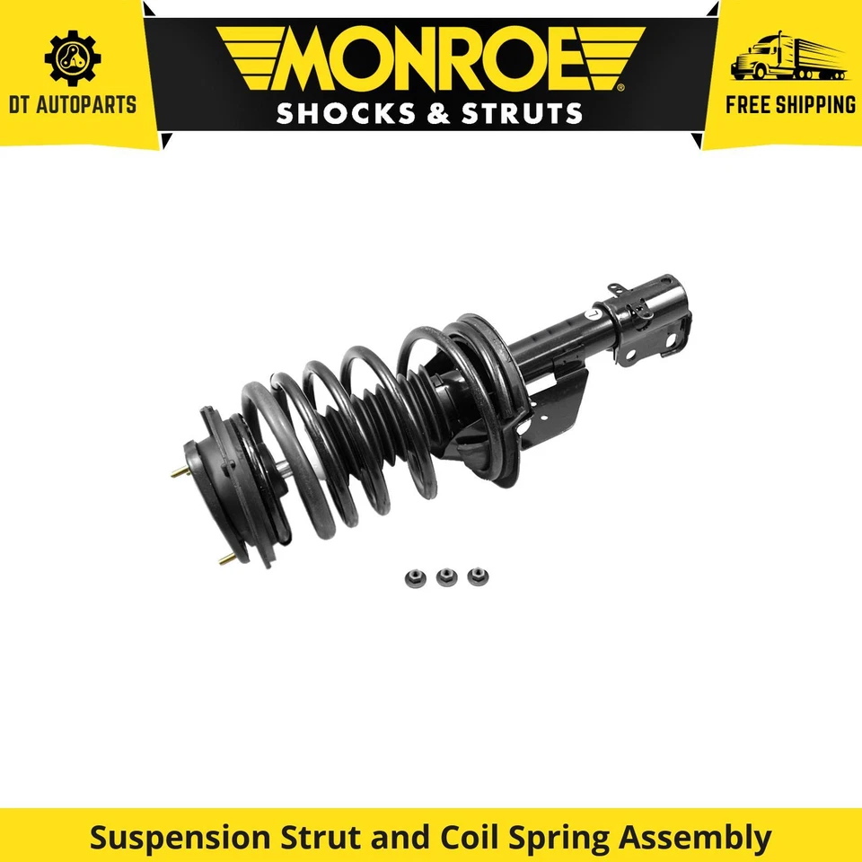 Стойка и пружина катушки Plymouth Sundance 1989-1994 годов выпуска в сборе передняя левая Monroe - Изображение 1 из 1