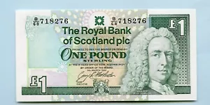 BANCONOTA 1 £ ROYAL BANK OF SCOTLAND SCOZZESE NON CIRCOLATA 24 marzo 1992 - Foto 1 di 2