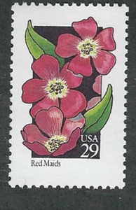 Scott #2692...29 Cent....Wild Flowers/Red Maids...4 Stamps - Picture 1 of 1