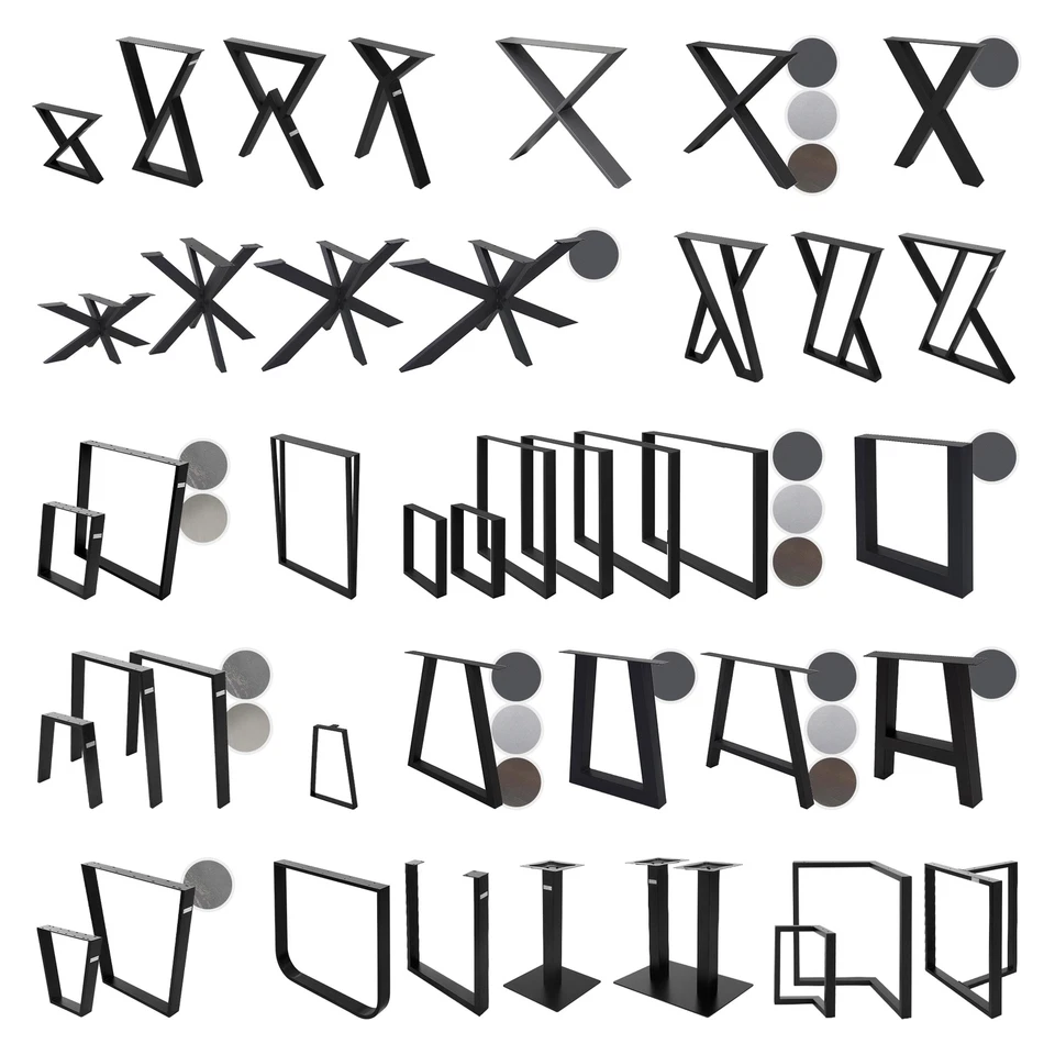 Tischbeine Tischkufen Tischgestell Tischfuß Bankkufen Bankbeine Industriedesign - Bild 1 von 1