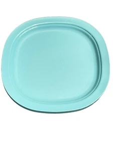 Tupperware PIATTI IMPRESSIONI MENTA verde blu microonde riscaldabile set x 4 PRANZI - Foto 1 di 7