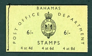 BAHAMAS SCOTT #SB3 COMPLETE UNEXPLODED BOOKLET - Picture 1 of 2