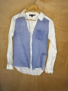 Bianco e Blu - Elizabeth and James - Camicia donna abbottonata XS - Foto 1 di 2
