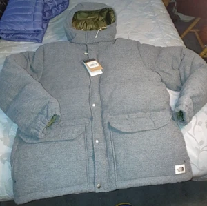 The North Face Sierra Down Wool 600 Fill Parka Jacket $400 Heather Grey XXL NWT - Picture 1 of 6