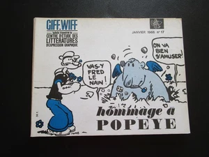 HOMMAGE A POPEYE EISERNER ARM GIFF.WIFF JANUAR 1966 NR.17 AUF FRANZÖSISCH !!! - Bild 1 von 9