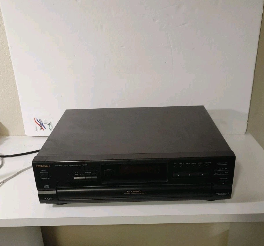 Panasonic SL-PD469 5 Disc Compact Disc Changer MASH Carousel *No Remote* - Image 1 of 4