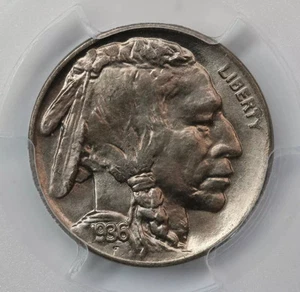 1936-D Buffalo Nickel PCGS MS66+ - Picture 1 of 4