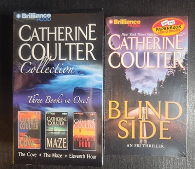 CATHERINE COULTER AUDIOBOOKS ON CASSETTE COVE MAZE LOT OF 2 = 4 BOOKS NEW SEALED Foto 1 de 3