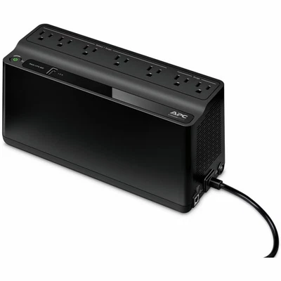 APC - Back-UPS 600VA, 120V, 1 USB charging port, 7 NEMA outlets (2 surge) - B... - Image 1 of 4