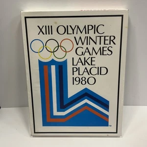 Vintage XIII Olympic Winter Games Lake Placid 1980 Puzzle 551 Piece 18 x 24 NEW - Picture 1 of 3
