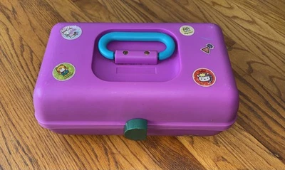 ESTUCHE DE MAQUILLAJE ORGANIZADOR CABOODLES VINTAGE AÑOS 90 2 NIVELES  Foto 1 de 4