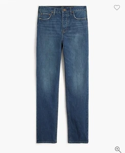 J.CREW NEU 148 $ Premium Edition hoher Bund gerade Jeans Knopfleiste Größe 28 - Bild 1 von 4