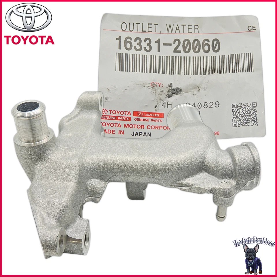 Engine Coolant Outlet Flange OEM Toyota 16331-20060 - Image 1 of 4
