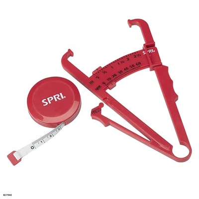Kit de medición corporal total SPRI, incluye pinza, cinta métrica y tabla Foto 1 de 4