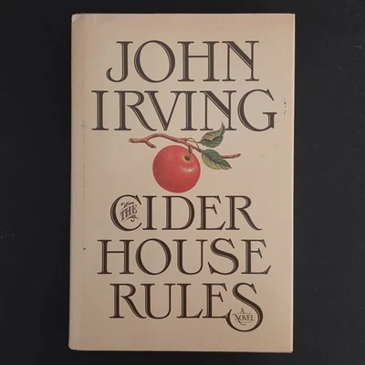 JOHN IRVING “The Cider House Rules” HC/DJ, 1st Edition 1st Print 1985 Foto 1 de 4