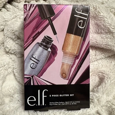 ELF 2 Pc Glitter Set Eye Makeup Stardust Glitter Eyeliner Pop Of Glitter Gel - Image 1 of 4