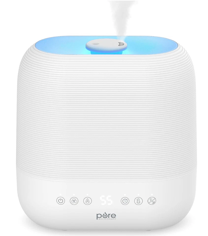 Pure Enrichment HUME Sense Warm & Cool Mist Top-Fill Humidifier, 2-Gal Tank - Image 1 of 4