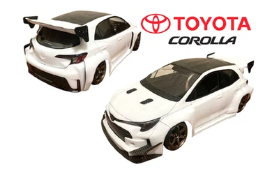 1:10 RC Clear Body Shell - Pandem Toyota Corolla Hatch suit drift 200mm - Image 1 of 4