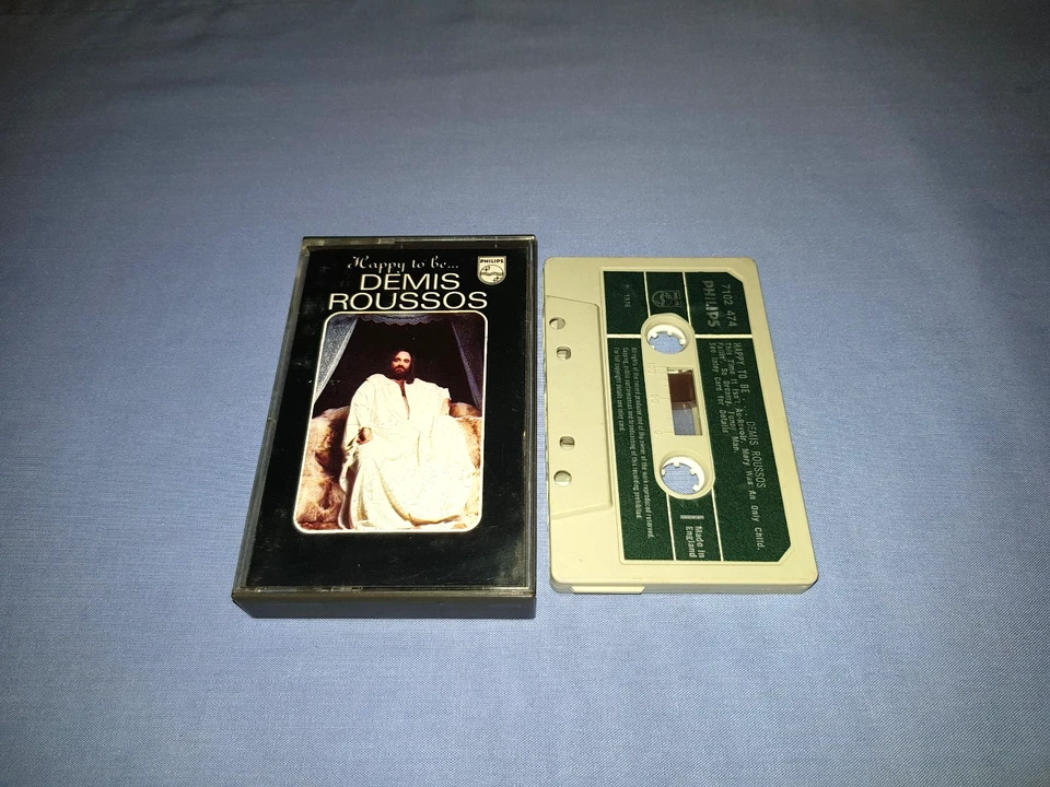 DEMIS ROUSSOS HAPPY TO BE. . . CASSETTE TAPE ALBUM Foto 1 de 2