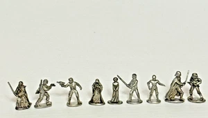 Monopoly Star Wars 1997 Classic Trilogy Edition Set, 9 Pezzi di Peltro Figurine - Foto 1 di 5