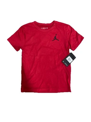 Nike Air Jordan Jumpman Niños Talla 7 Rojo Gráfico Vuelo Camiseta Camiseta Foto 1 de 4