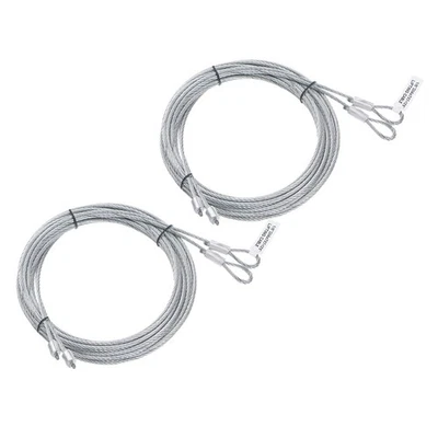 4 Pcs 13.6ft 4.2 Meters Garage Door Cable 3mm Diameter Torsion Spring Wire Cable Foto 1 de 4