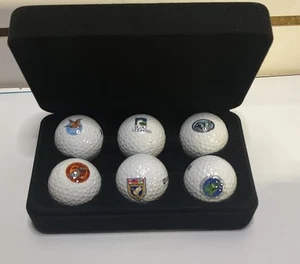 Ducks Unlimited Set Of 6 Collector Golf Balls In Velvet Case Anniversary Set EUC - Picture 1 of 8