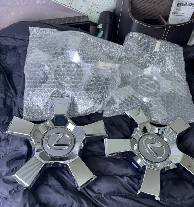 LEXUS 17-20 LX570 CROMO LLANTA CENTRAL TAPACUBOS CUBIERTA 4260B-60440 Juego 4 Foto 1 de 4