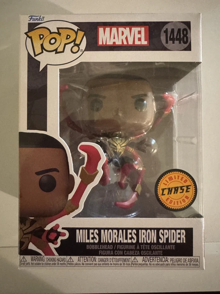 Funko Pop Vinyl Figure Chase Edition Miles Morales Iron Spider #1448 - Marvel - Bild 1 von 1