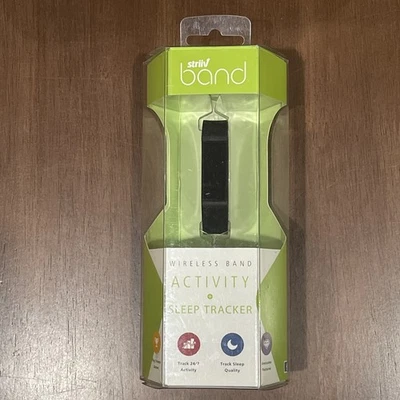 Совершенно новый беспроводной полосатый трекер активности и сна черный - Изображение 1 из 4