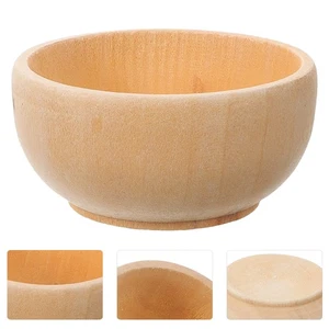 4 Pcs Wooden Small Bowl Set for Crafts Unfinished Bowls Child Miniature - Picture 1 of 12