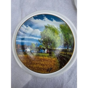 Spring Wind Lowell Davis Danbury Mint Plate Farm Country Decor AA5496 - Picture 1 of 3