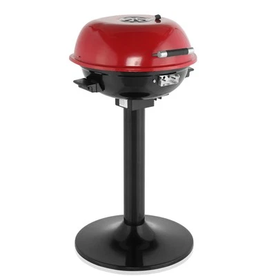 Parrilla Eléctrica Acero Barbacoa 1600W Jardín Exterior Portátil Columna Roja Tipo Estante Foto 1 de 4
