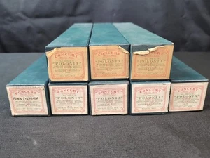 8 rollos de piano de música de concierto vintage "Polonia" Bay City MI - Imagen 1 de 12