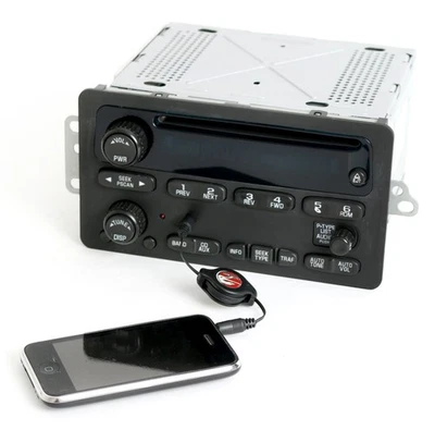 Chevy Trailblazer GMC Envoy 2002-2003 Radio AM FM CD con entrada auxiliar 15195521 Foto 1 de 4