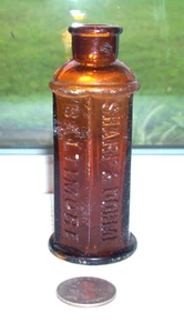 NICE RARE  POISON BOTTLE EMBOSSED, SHARP & DOHNE, BALTIMORE - Picture 1 of 1