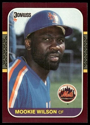1987 Donruss Opening Day #129 Mookie Wilson [GOATCARDS] - Image 1 of 2