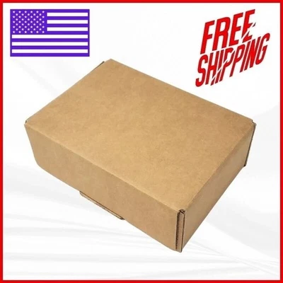 9 x 6 x 3 Thick Premium Brown Boxes No Tape Required Fast Shipping 9x6x3 - Image 1 of 4